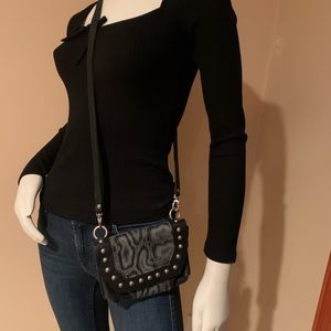 Leatherock Small Leather Crossbody